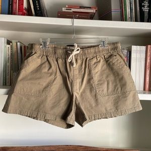 Pact Organic Cotton Woven Twill Short Khaki